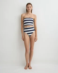 BONDI BORN Bikini Tops*Stella Bikini Top – Navy & White Stripe (Embodee™) Navy Stripe